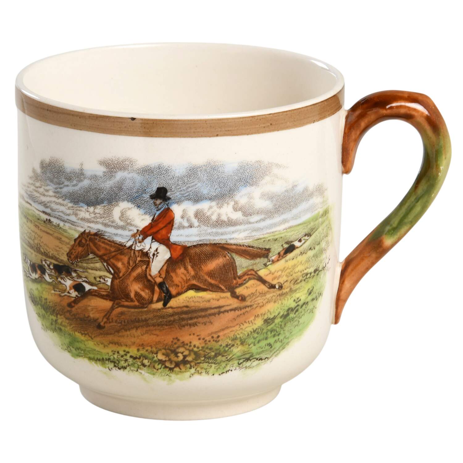 Herring Hunt Flat Cup by Spode-1