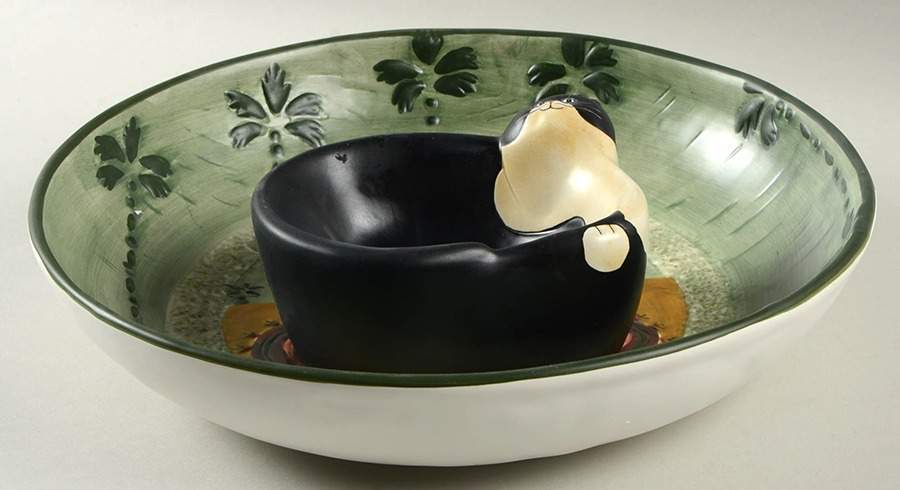 Cat Collection (2 Piece) Chip & Dip Set by Sakura-1