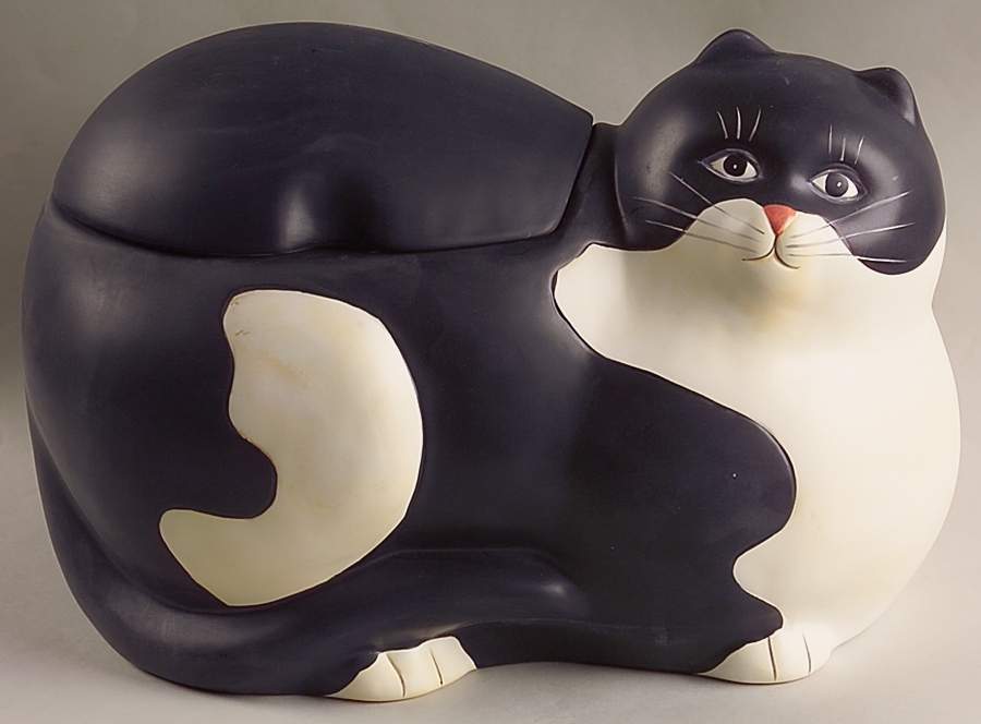 Cat Collection Figural Cookie Jar & Lid by Sakura-1