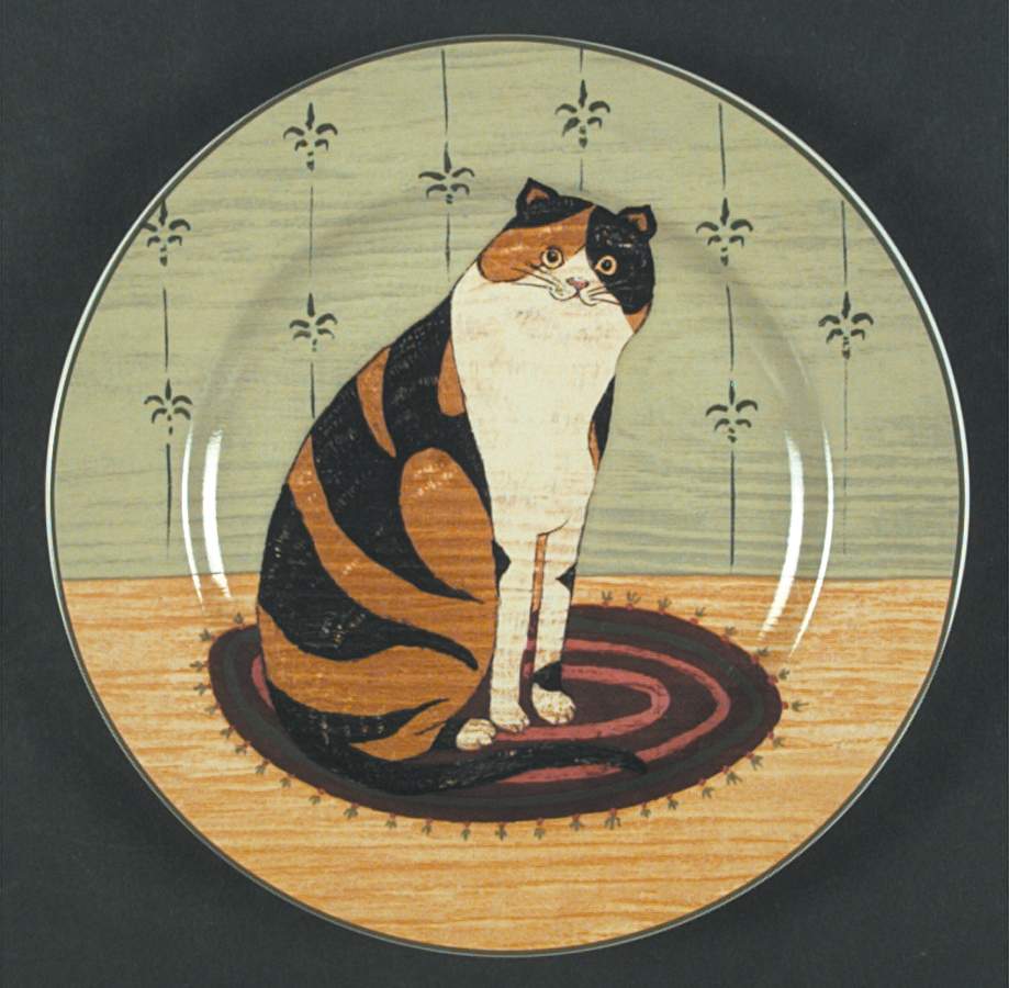 Cat Collection Salad/Dessert Plate by Sakura-1