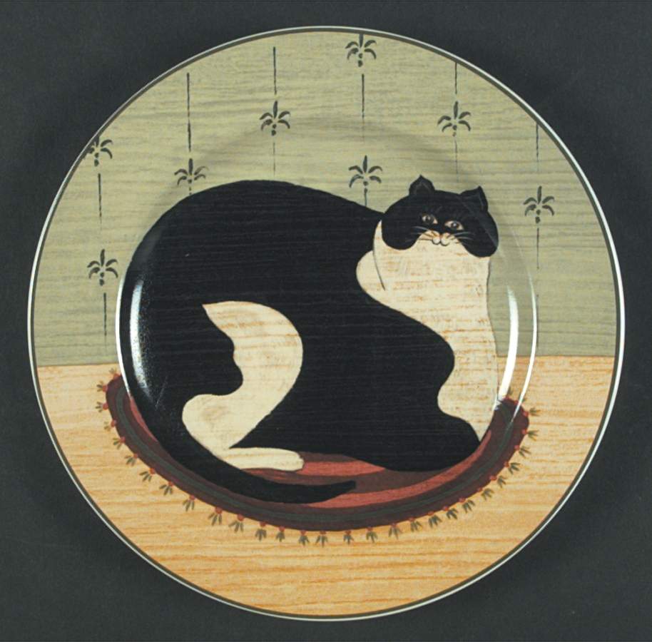 Cat Collection Salad/Dessert Plate by Sakura-1