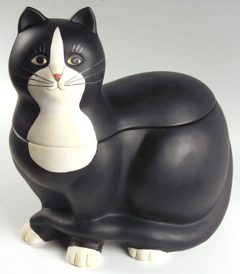 Cat Collection Figural Cookie Jar & Lid by Sakura-1