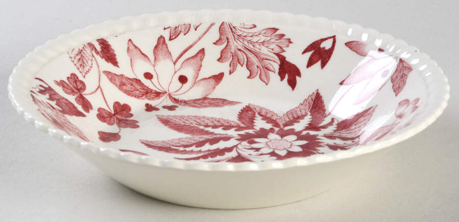 SP207 Red Fruit/Dessert (Sauce) Bowl by Spode-1