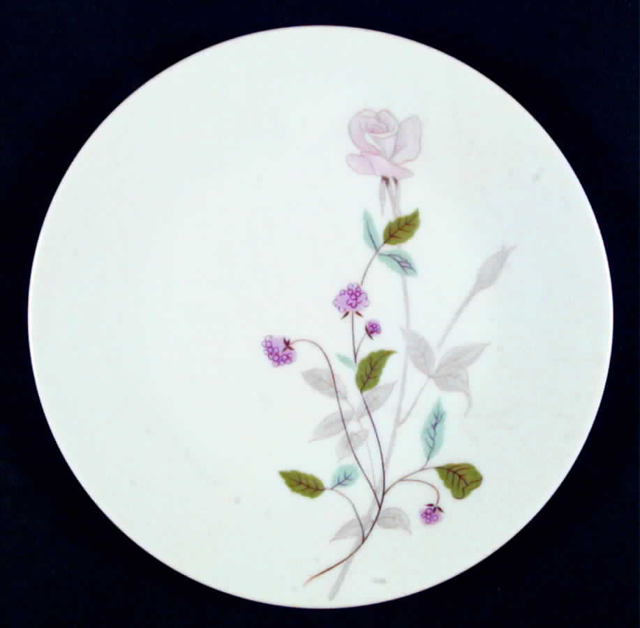 Bridal Rose Salad Plate by Sango-1