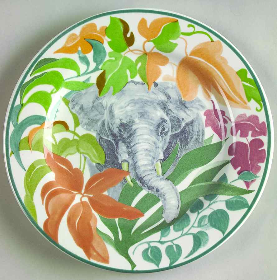 Jungle Fever Salad Plate by Sango-1