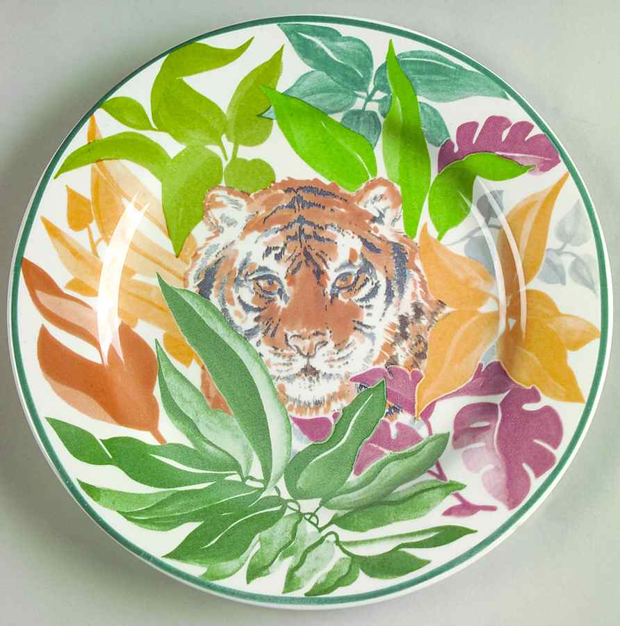 Jungle Fever Salad Plate by Sango-1