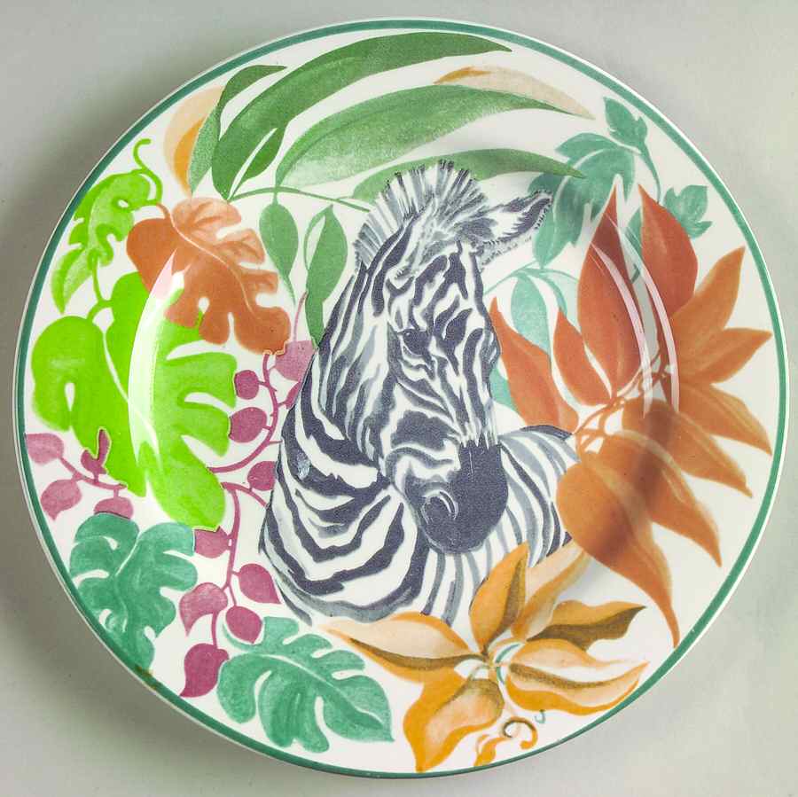 Jungle Fever Salad Plate by Sango-1