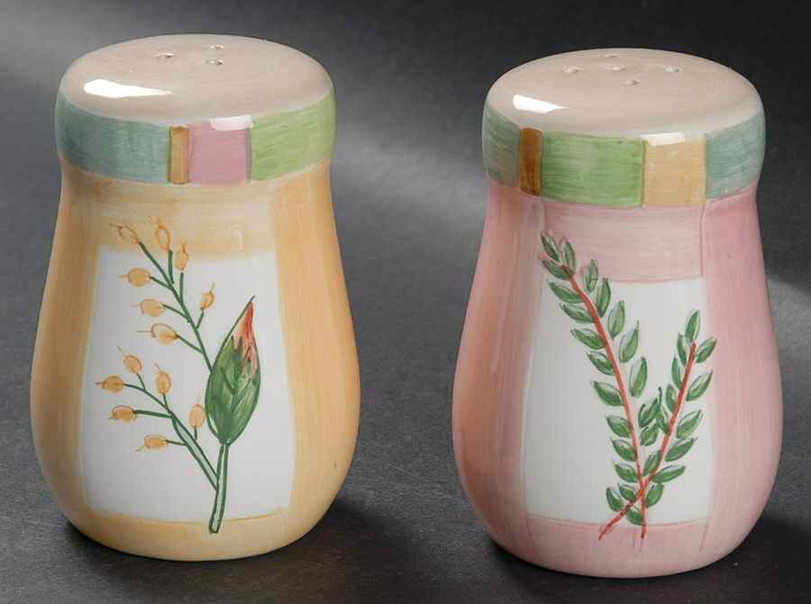 Garden Cafe Salt & Pepper Set by Sango-1