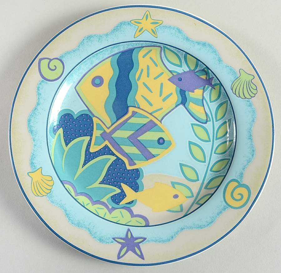 Calypso Salad Plate by Sango-1