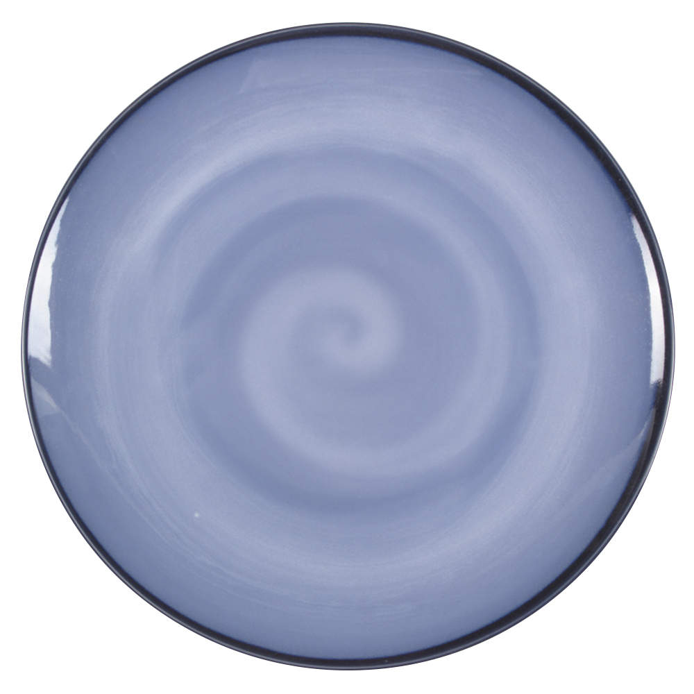 Nova Blue 12" Chop Plate (Round Platter) by Sango-1