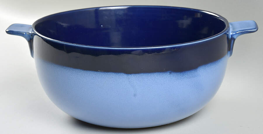 Nova Blue 3 Quart Round Casserole No Lid by Sango-1