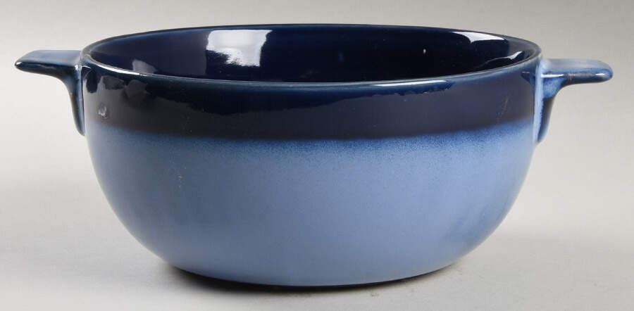 Nova Blue 1.5 Quart Round Casserole No Lid by Sango-1