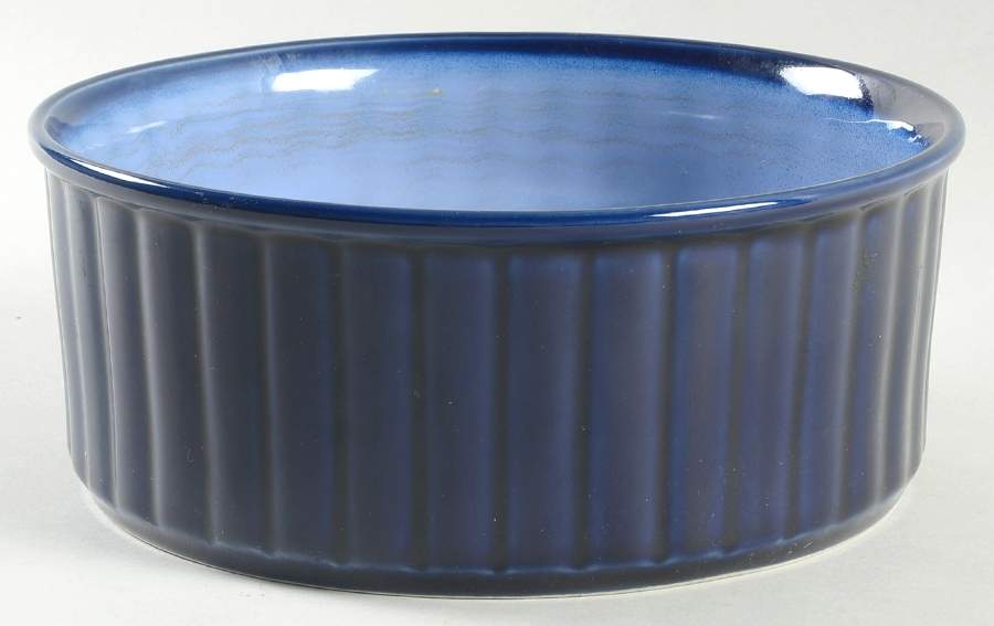 Nova Blue 8" Ceramic Storage Bowl by Sango-1