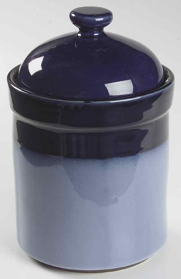 Nova Blue Large Canister & Lid with Seal Ring by Sango-1