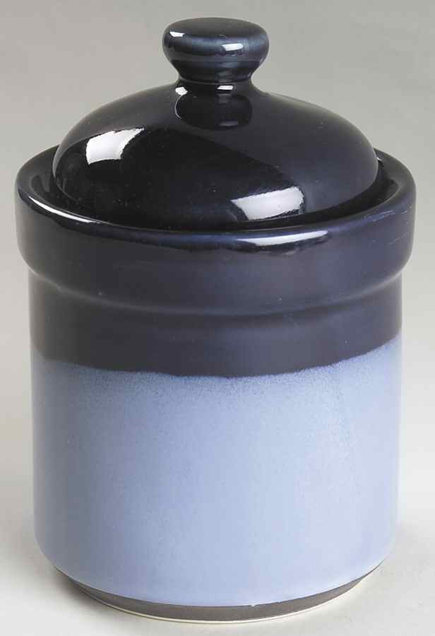 Nova Blue Small Canister & Lid with Seal Ring by Sango-1