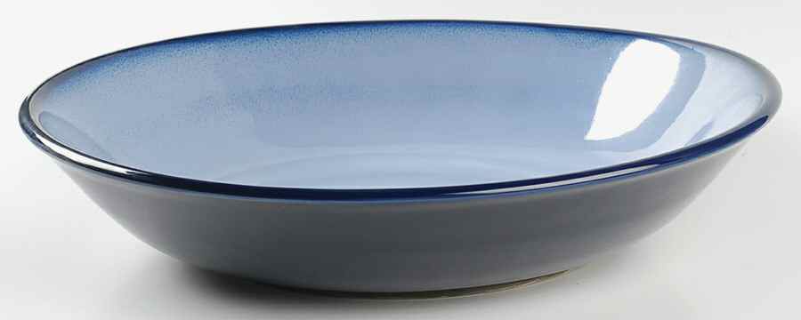Nova Blue 12" Large Salad Serving Bowl by Sango-1