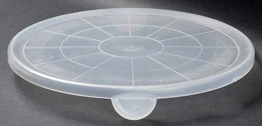 Nova Blue Plastic Lid for 8" Ceramic Storage Bowl by Sango-1