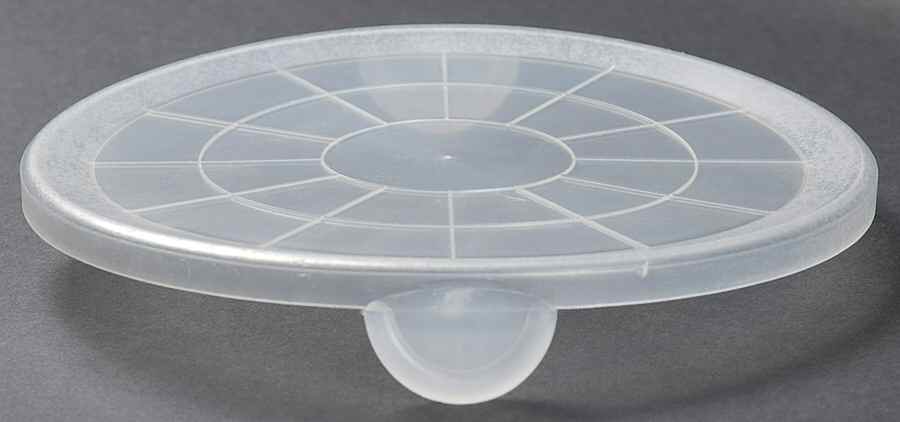 Nova Blue 6" Storage Ceramic Bowl Plastic Lid by Sango-1