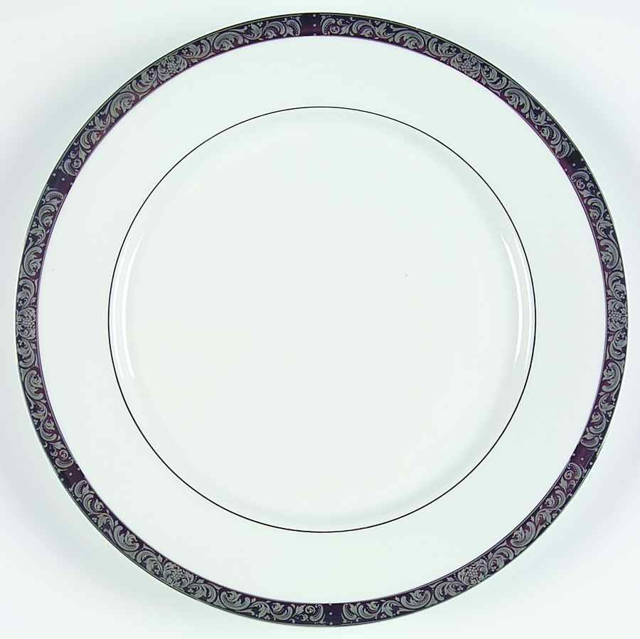 Empress Platinum Dinner Plate by Sango-1