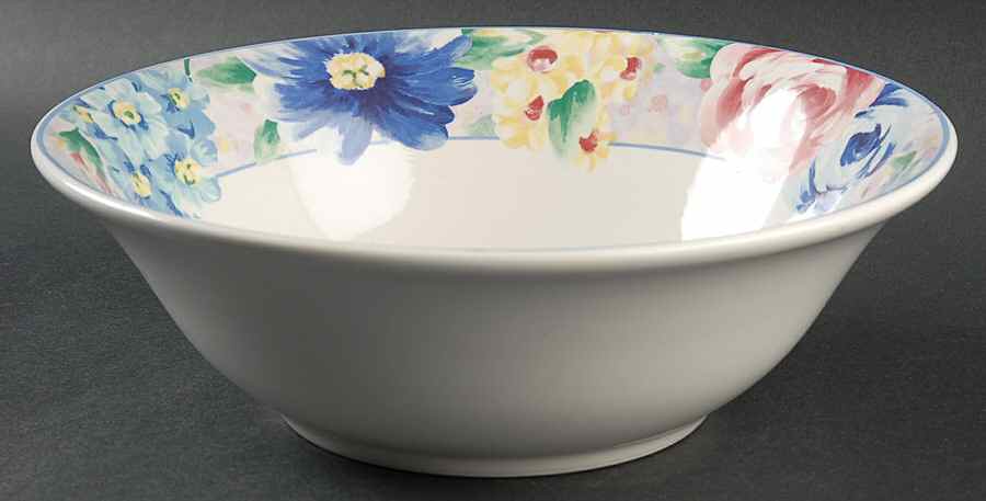 Promenade 9" Round Vegetable Bowl by Sango-1