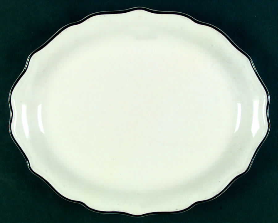 SY410 12" Oval Serving Platter by Syracuse-1