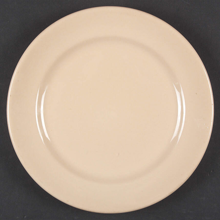 Incaware Undecroated (Also a Line) Dinner Plate by Shenango-1