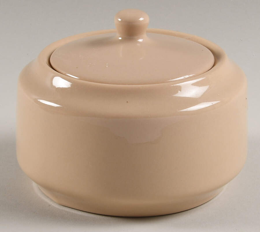 Incaware Undecroated (Also a Line) Sugar Bowl & Lid by Shenango-1