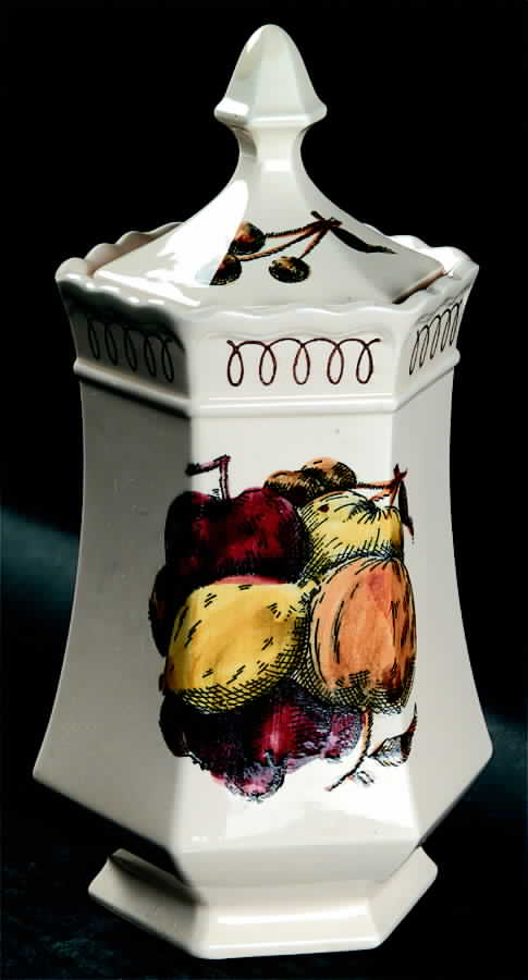 Bennington Square Medium Canister & Lid by Shafford-1