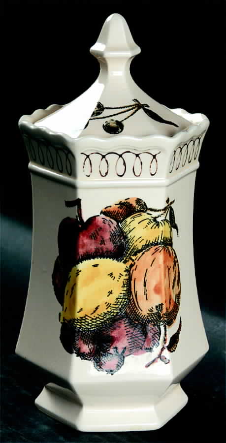 Bennington Square Small Canister & Lid by Shafford-1