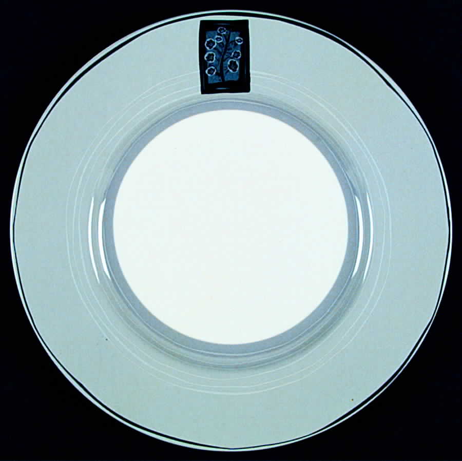 Indigo Salad Plate by Sasaki-1