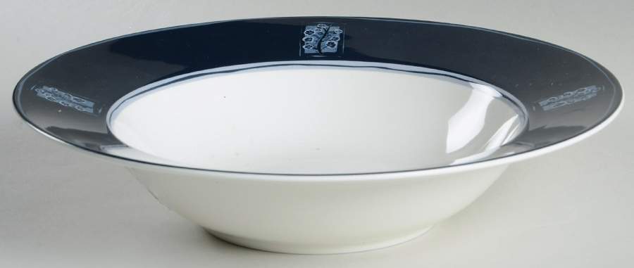 Indigo 10" Round Vegetable Bowl by Sasaki-1