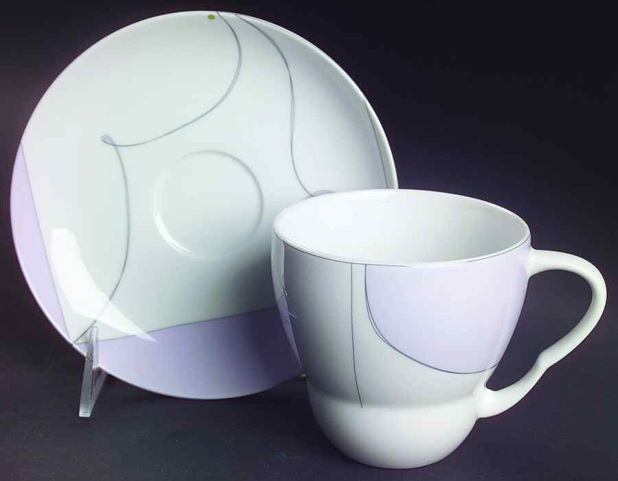 Firefly Flat Cup & Saucer Set by Sasaki-1