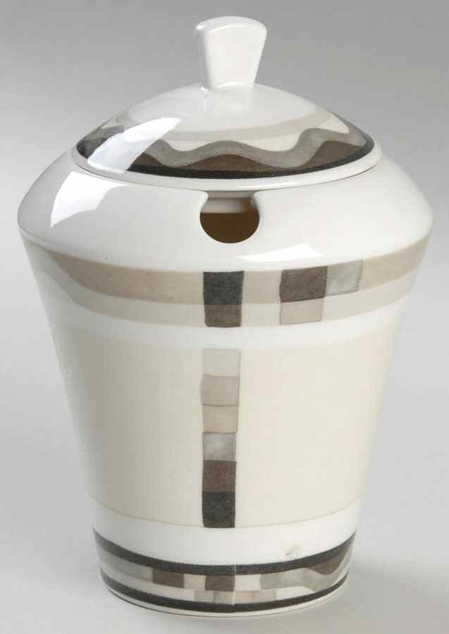 Moderna Sugar Bowl & Lid by Sasaki-1
