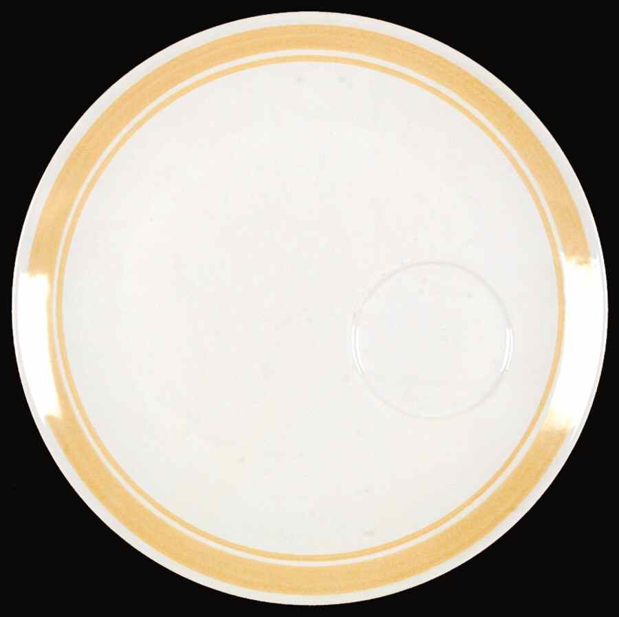 Yellow Snack Plate by Sango-1