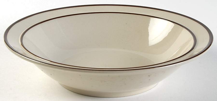 Brown 9" Round Vegetable Bowl by Sango-1