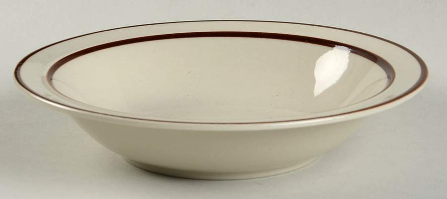 Brown Coupe Soup Bowl by Sango-1