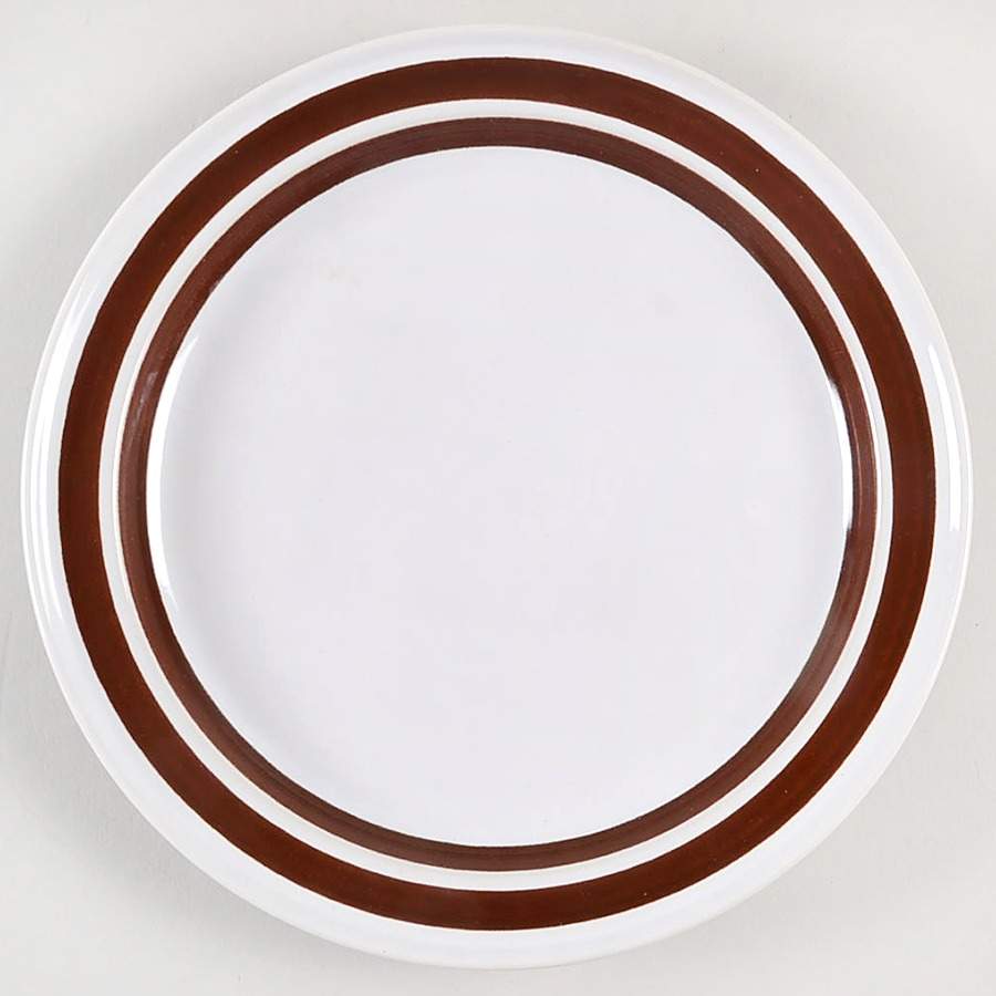 Brown Salad Plate by Sango-1