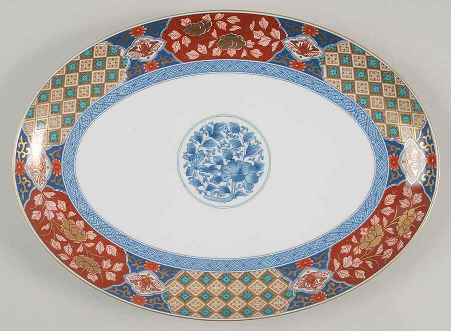 SMB1 14" Oval Serving Platter by Smithsonian Institute-1