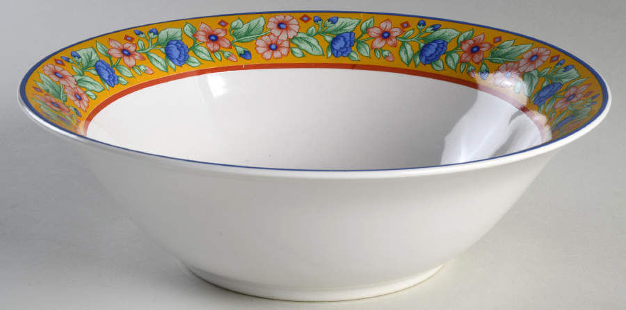 Avignon 9" Round Vegetable Bowl by Sango-1