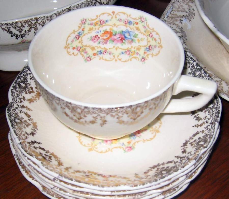 STT179 Flat Cup & Saucer Set by Stetson-1