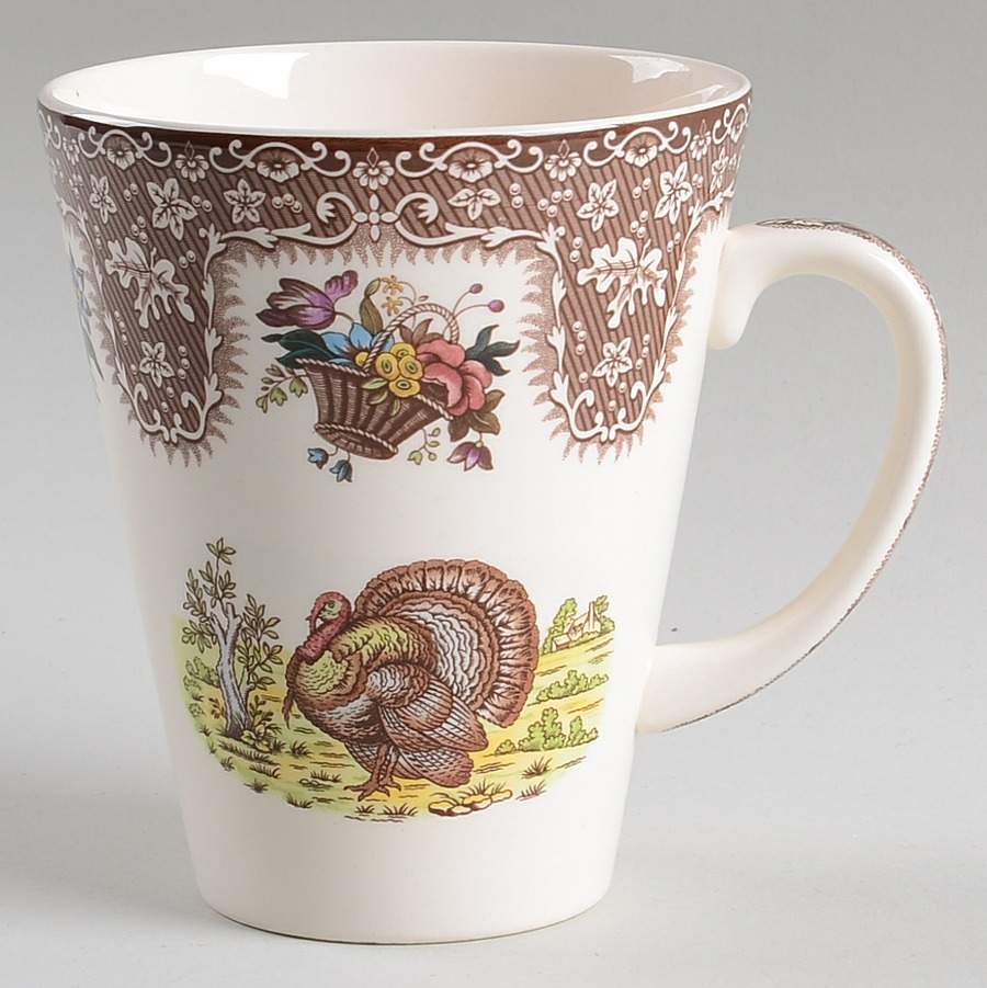 Thanksgiving Brown, Multicolor (No Trim) Mug by Spode-1