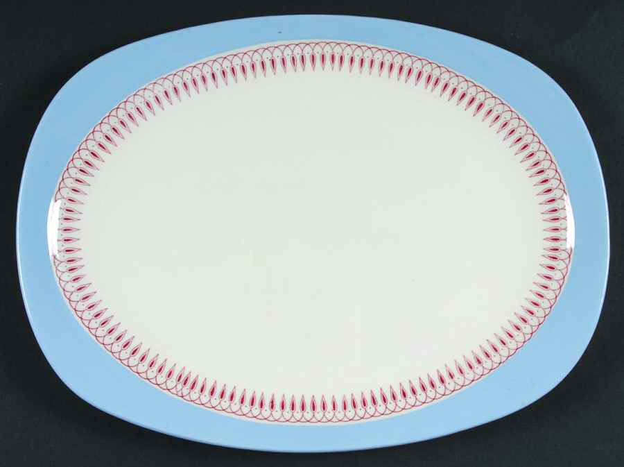 Chandelier 11" Oval Serving Platter by Spode-1