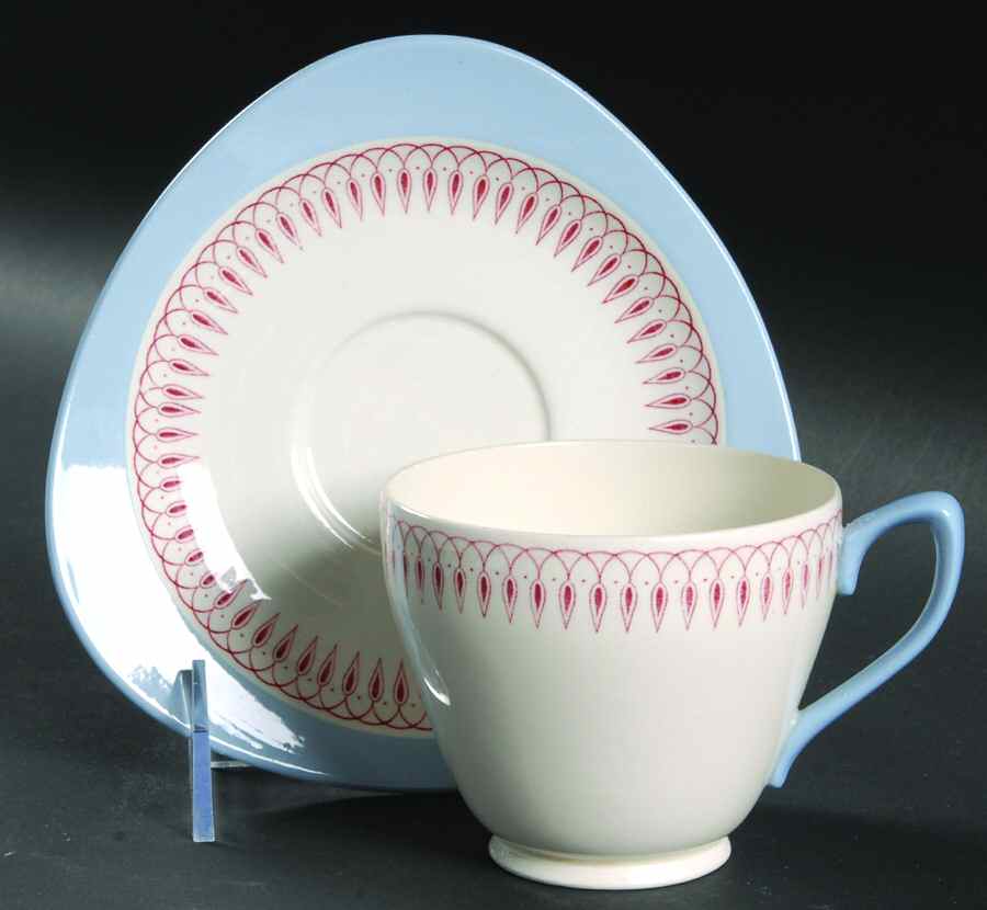 Chandelier Footed Cup & Saucer Set by Spode-1