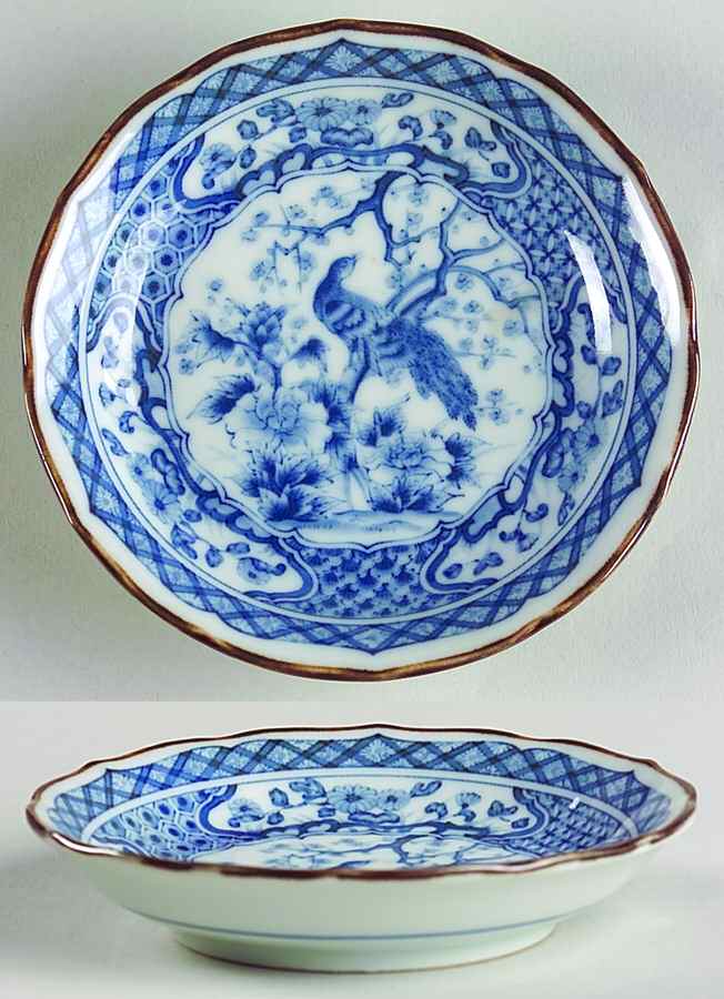 Blue Peacock Collection Coaster by Sadek-1