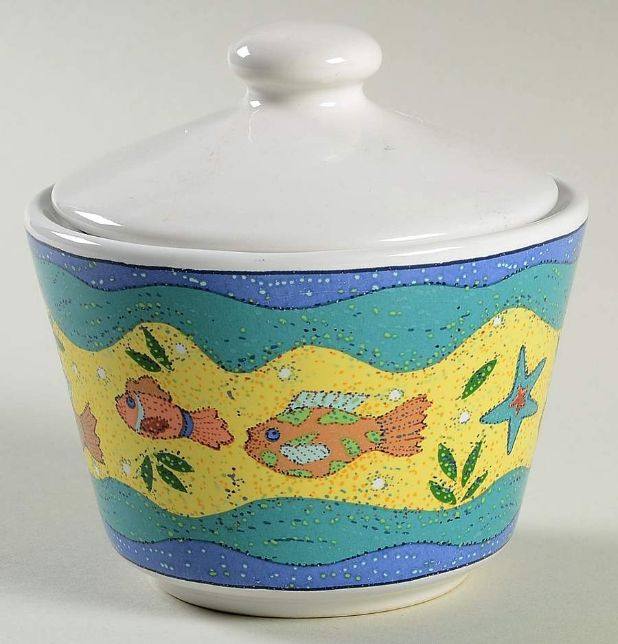 SAK10 Sugar Bowl & Lid by Sakura-1