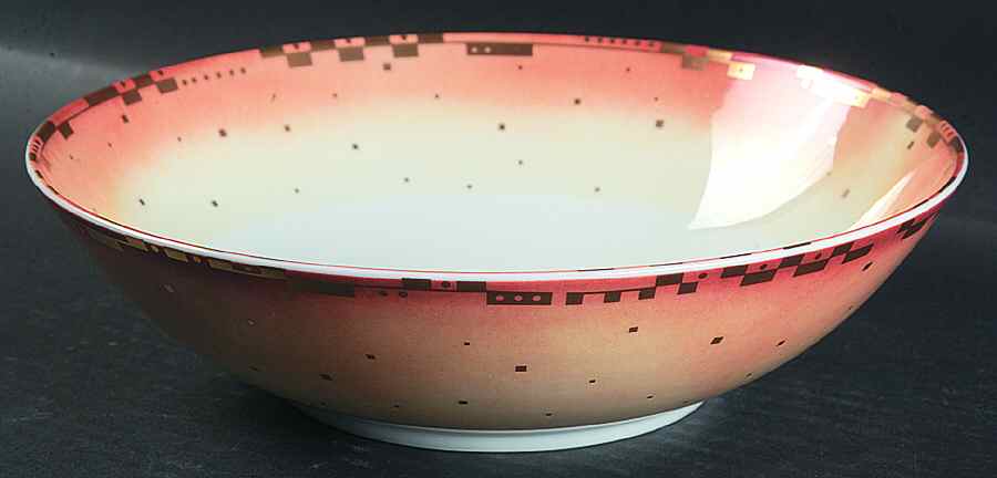 Rouge 9" Round Vegetable Bowl by Sasaki-1