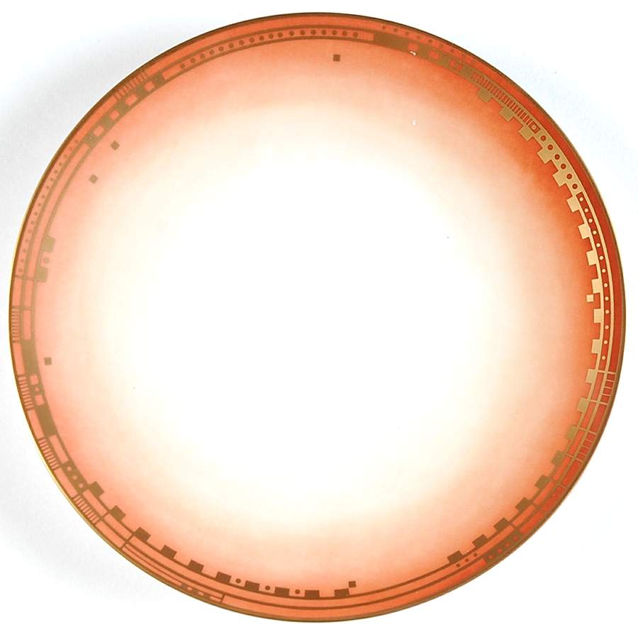 Rouge Salad Plate by Sasaki-1