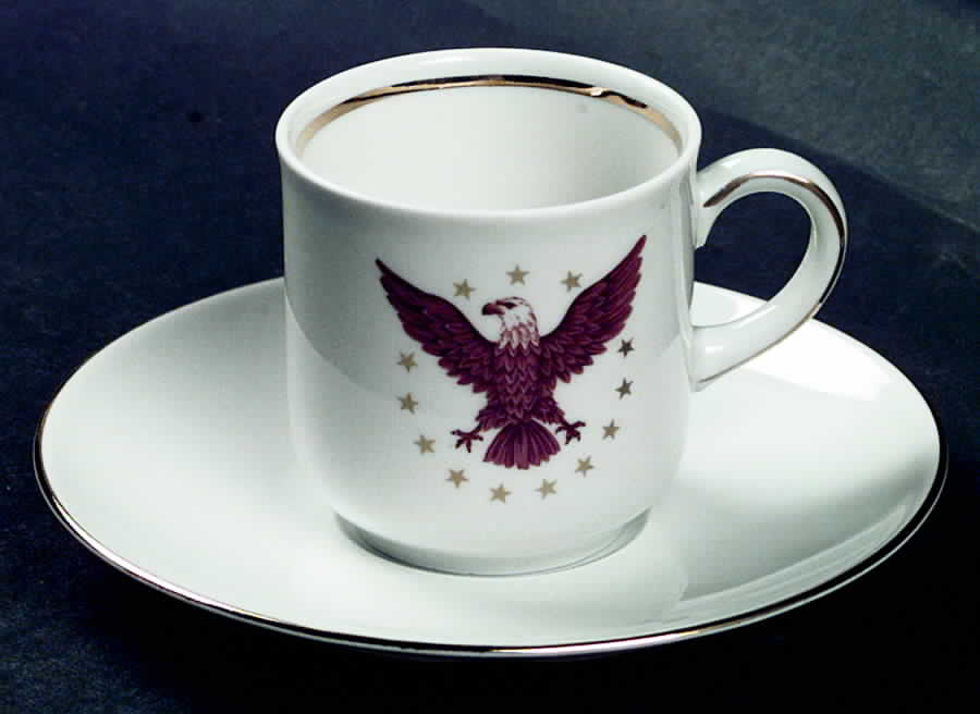 SCH241 Flat Demitasse Cup & Saucer Set by Schumann - Bavaria-1