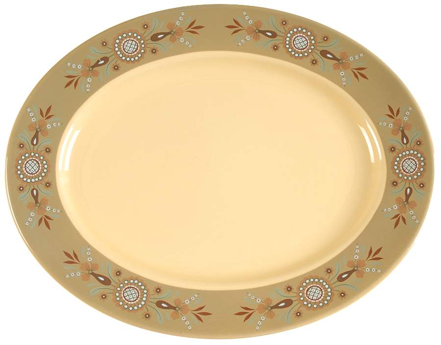 Bit of Norway 13" Oval Serving Platter by Sears-1