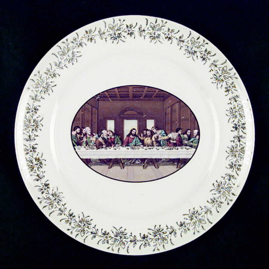 Lord's Supper (Oval Portrait, Smooth) Dinner Plate by Sanders-1